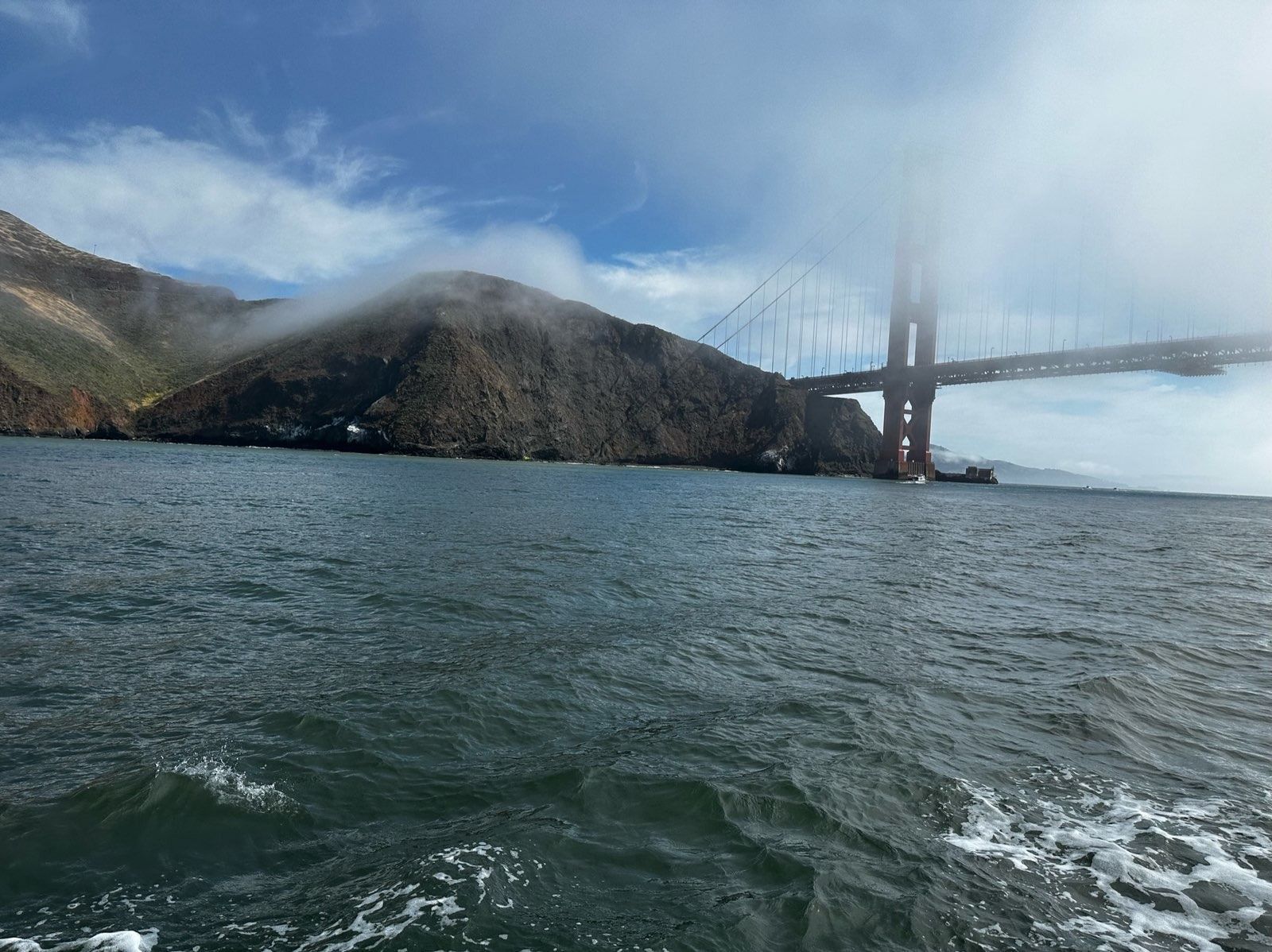 Under Golden Gate Bridge